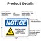 Signmission Pinch Point Hazard Keep Clear OSHA Notice Sign, Aluminum, 10in W x 7in L, 2PK OS-2PACK-NS-A-710-L-17287 - alternate 4